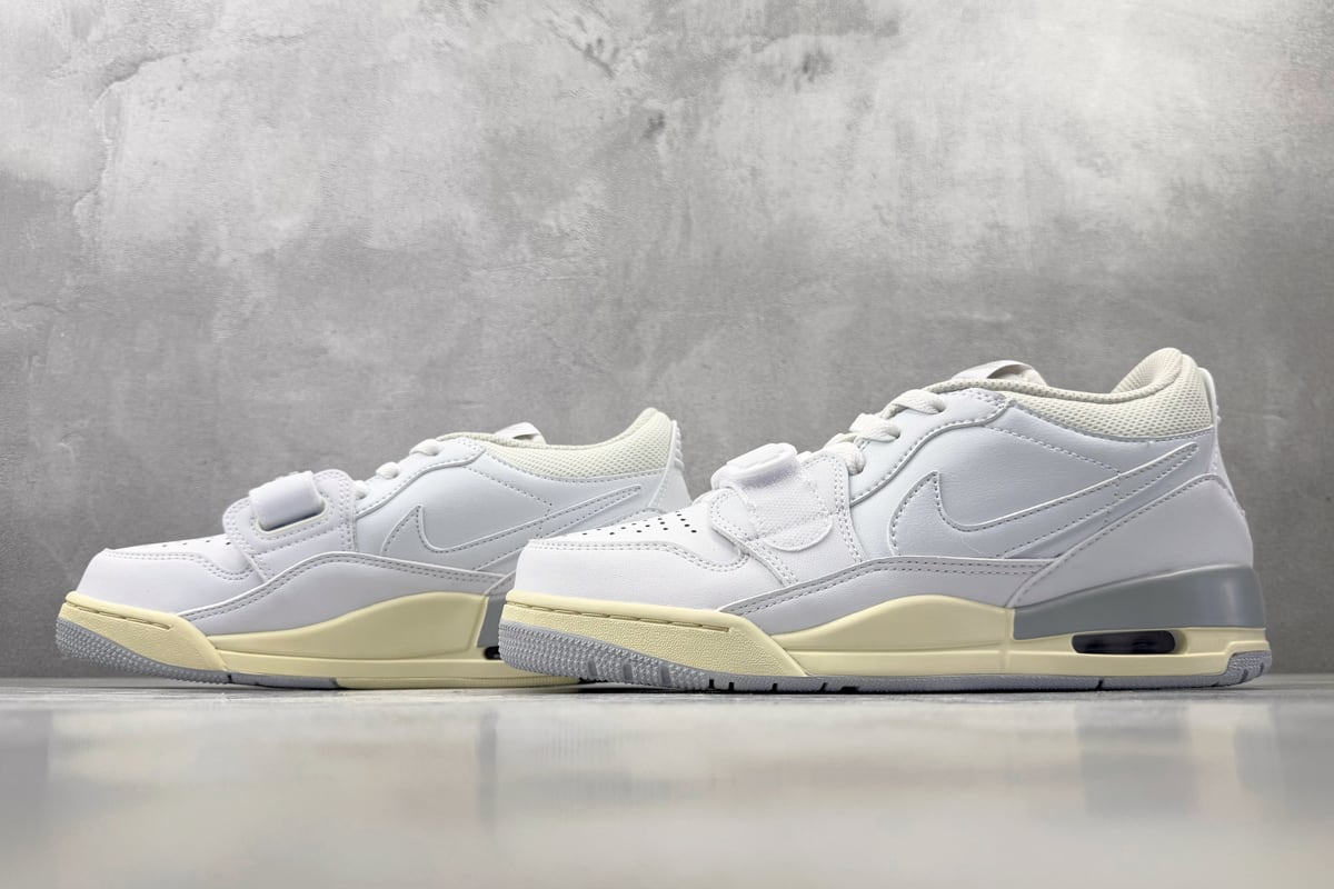 乔丹 Air Jordan Legacy 312 白色 鞋跟实拍图