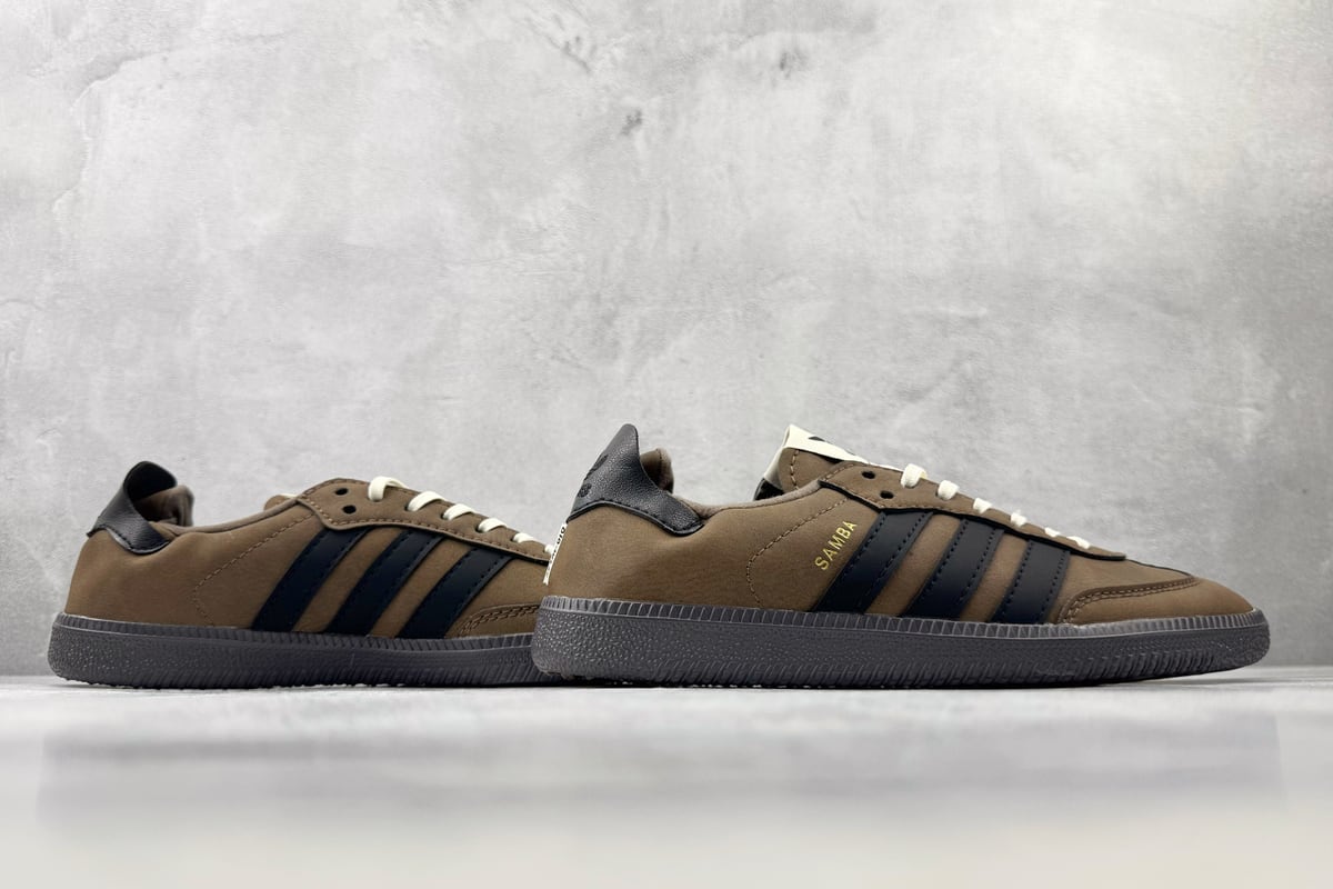 阿迪达斯 Adidas originals × SONG FOR THE MUTE 棕黑白 鞋底实拍图