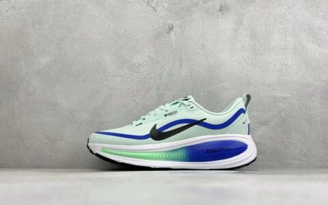 耐克Nike Air Zoom Vomero 18 GTX 登月18 缓震休闲跑鞋白绿蓝纯原版本 货号：HQ7001-212