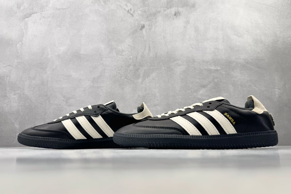 阿迪达斯 Adidas originals × SONG FOR THE MUTE 黑白 鞋跟实拍图
