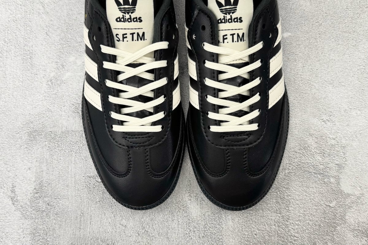 阿迪达斯 Adidas originals × SONG FOR THE MUTE 黑白 鞋标实拍图