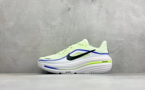 耐克Nike Zoom Winflo 12 登月透气运动休闲缓震跑步鞋绿白纯原版本 货号：HV9272-700