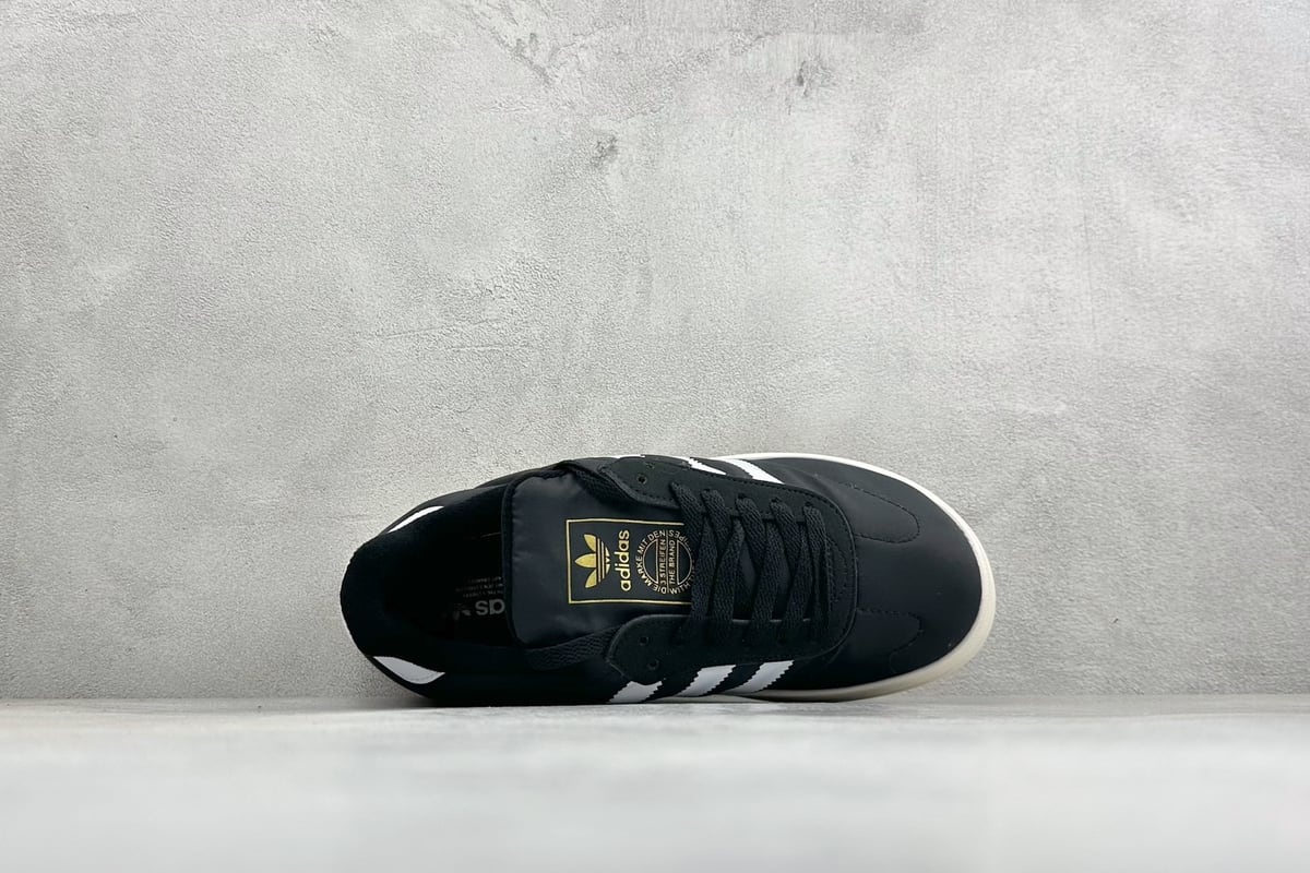 阿迪达斯 Adidas Originals Puffylette 黑白 背面实拍图