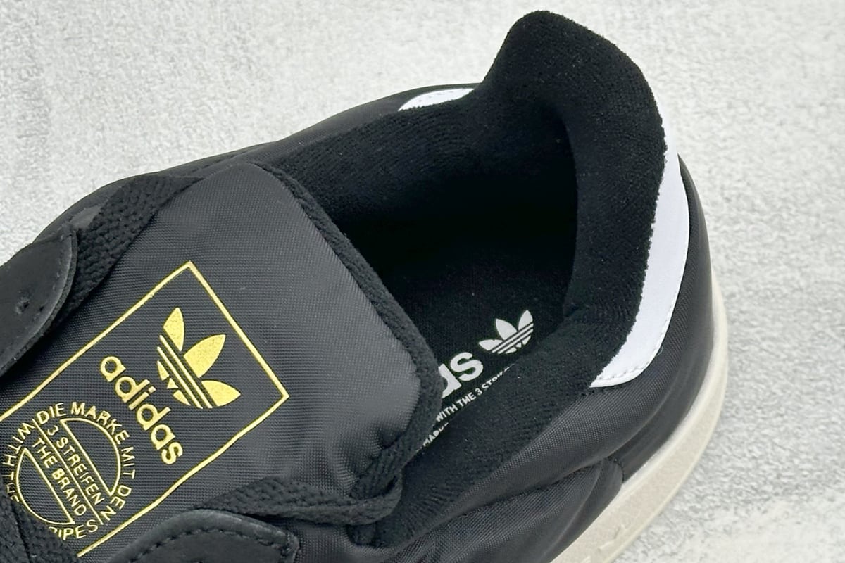 阿迪达斯 Adidas Originals Puffylette 黑白 上脚实拍图