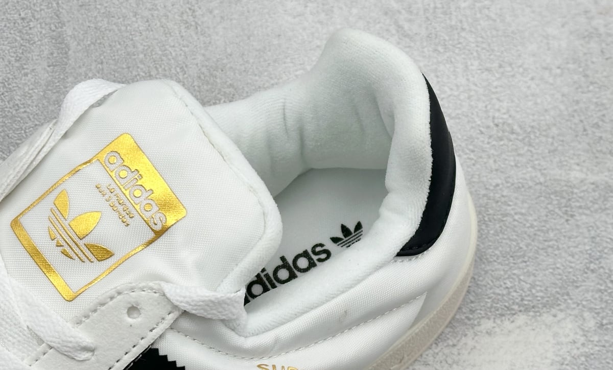 阿迪达斯 Adidas Originals Puffylette 黑白 上脚实拍图