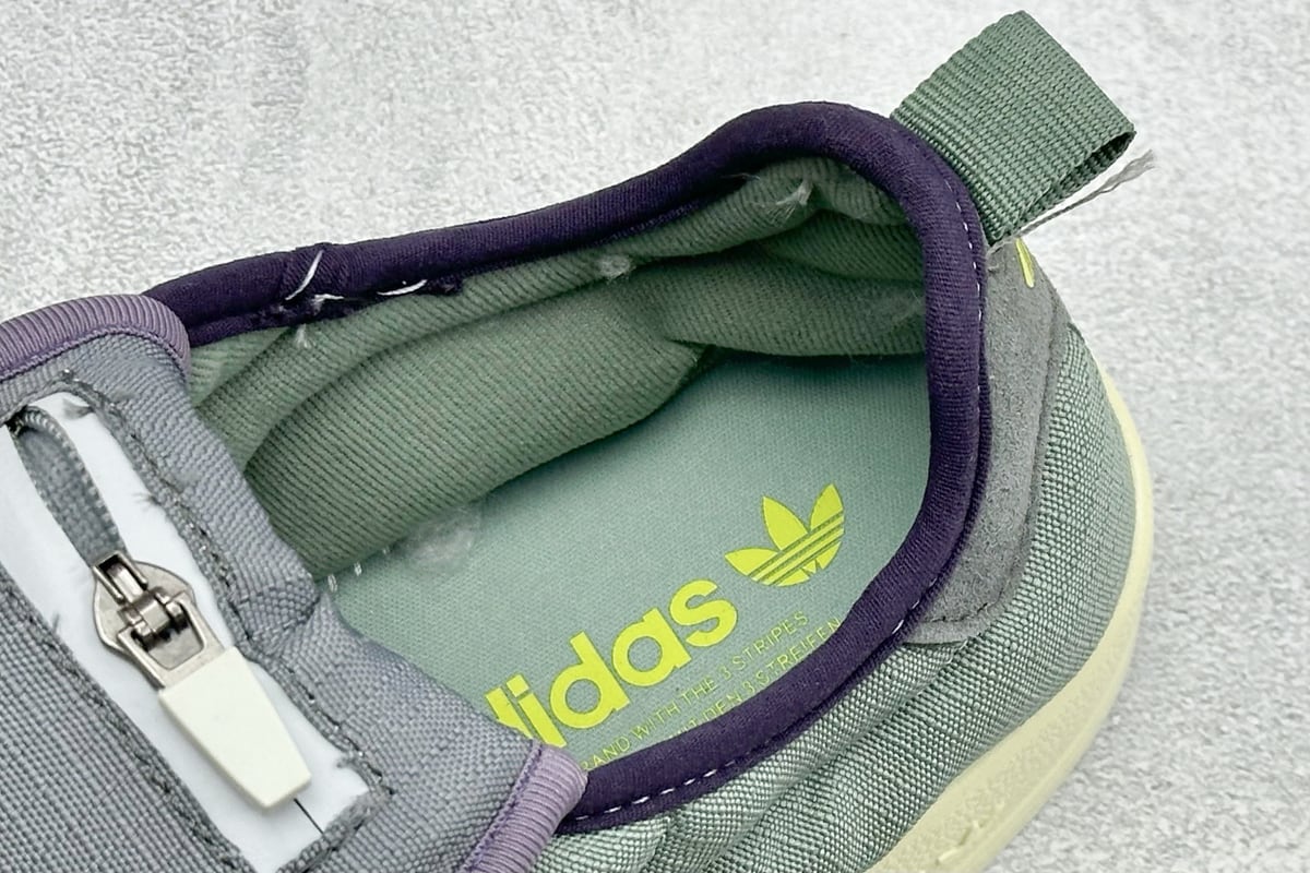 阿迪达斯 Adidas Originals Puffylette 绿黑 上脚实拍图