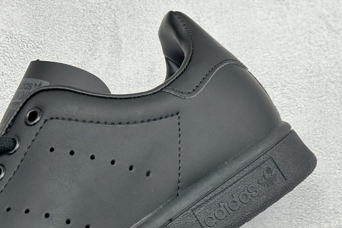 阿迪达斯 Adidas Stan Smith 80s 史密斯经典休闲板鞋 黑 细节实拍图