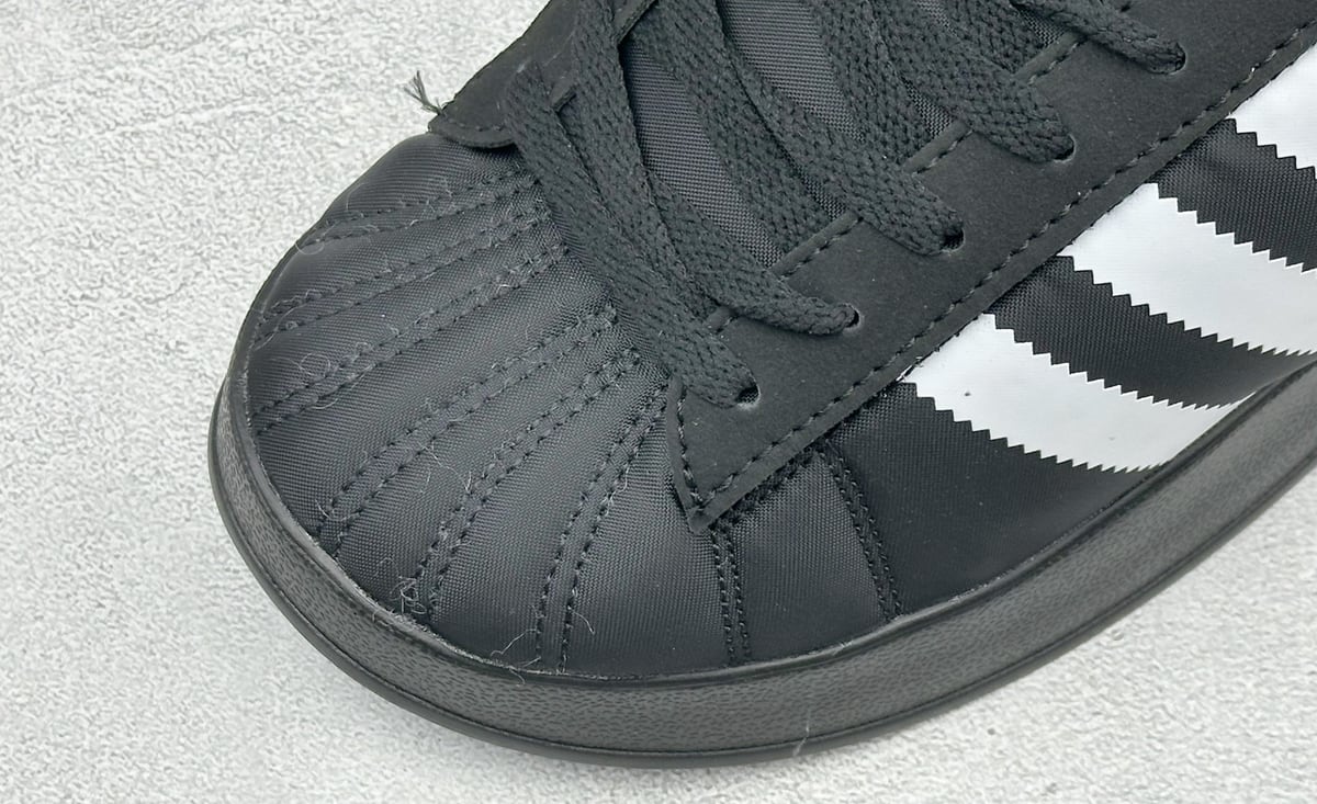 阿迪达斯 Adidas Originals Puffylette 黑白 鞋标实拍图