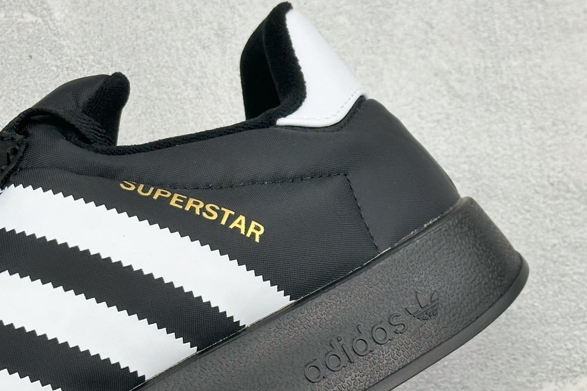 阿迪达斯 Adidas Originals Puffylette 黑白 细节实拍图