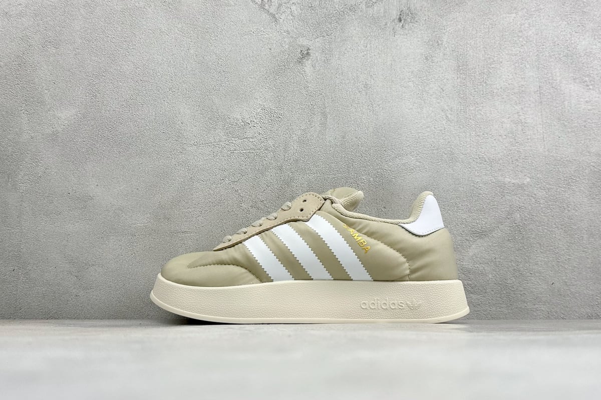 阿迪达斯 Adidas Originals Puffylette 米白 正面实拍图