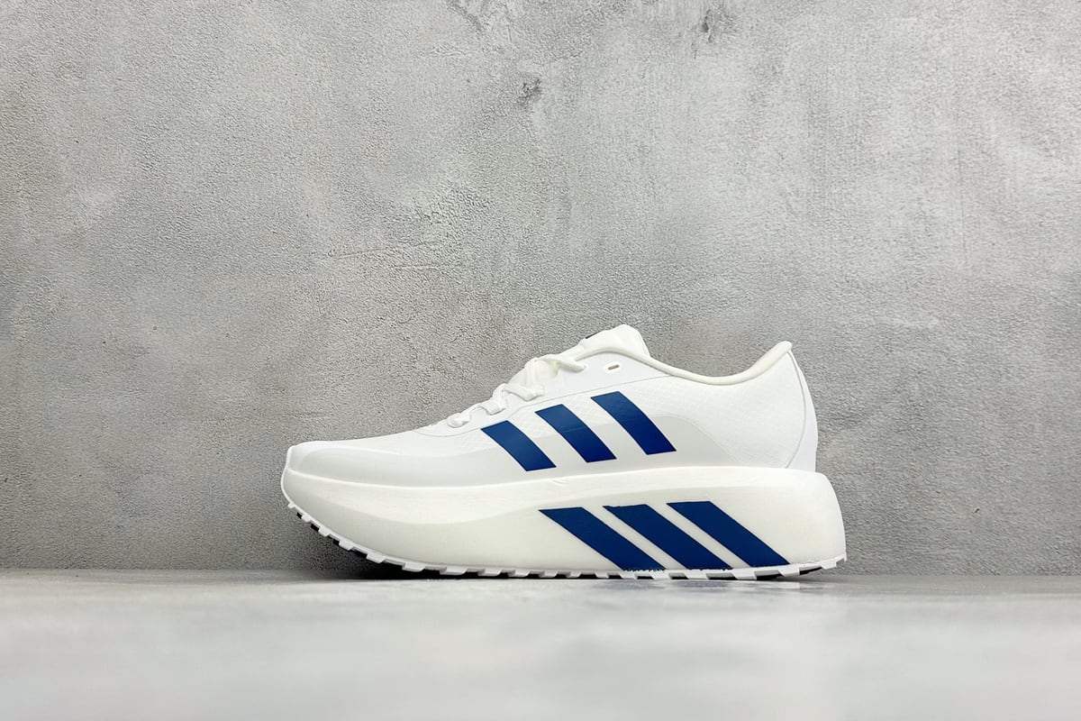 阿迪达斯 Adidas HyperBoost Edge M 白蓝 正面实拍图