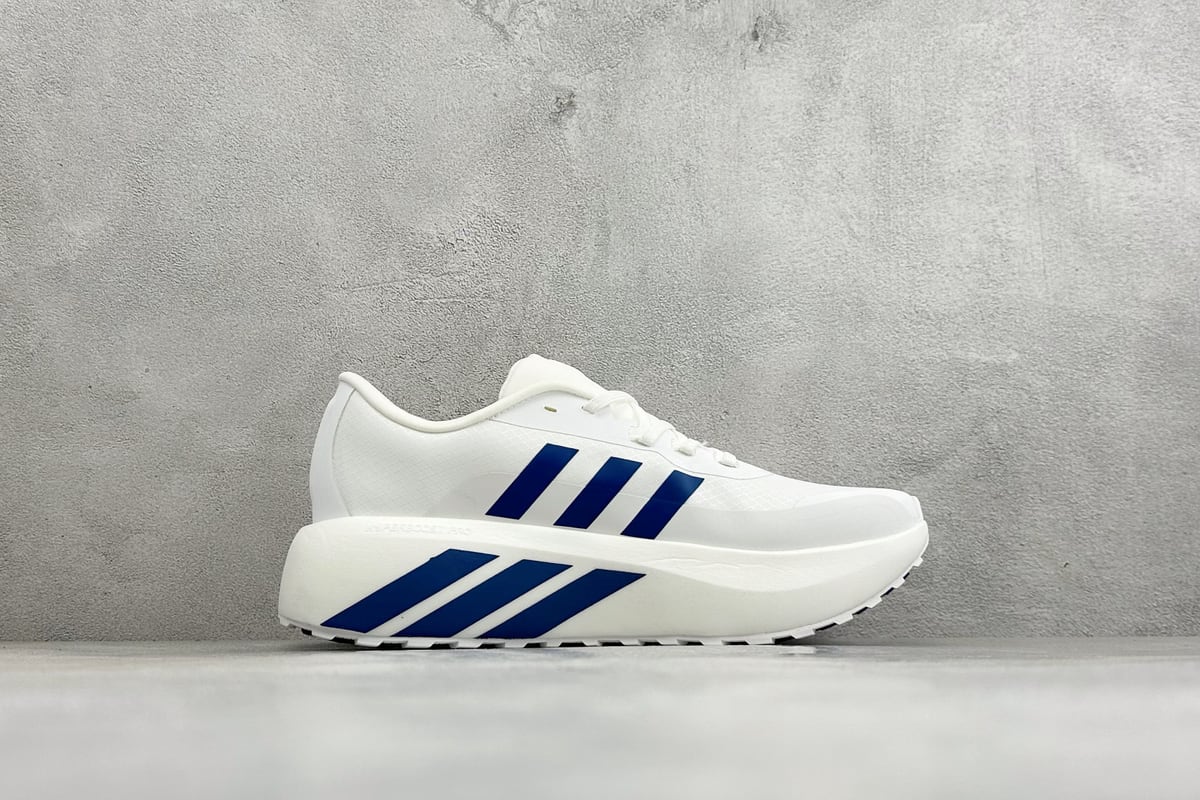 阿迪达斯 Adidas HyperBoost Edge M 白蓝 侧面实拍图