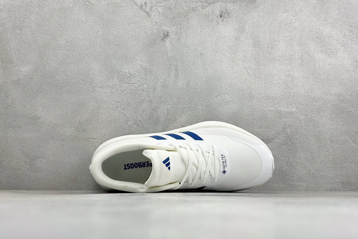 阿迪达斯 Adidas HyperBoost Edge M 白蓝 背面实拍图