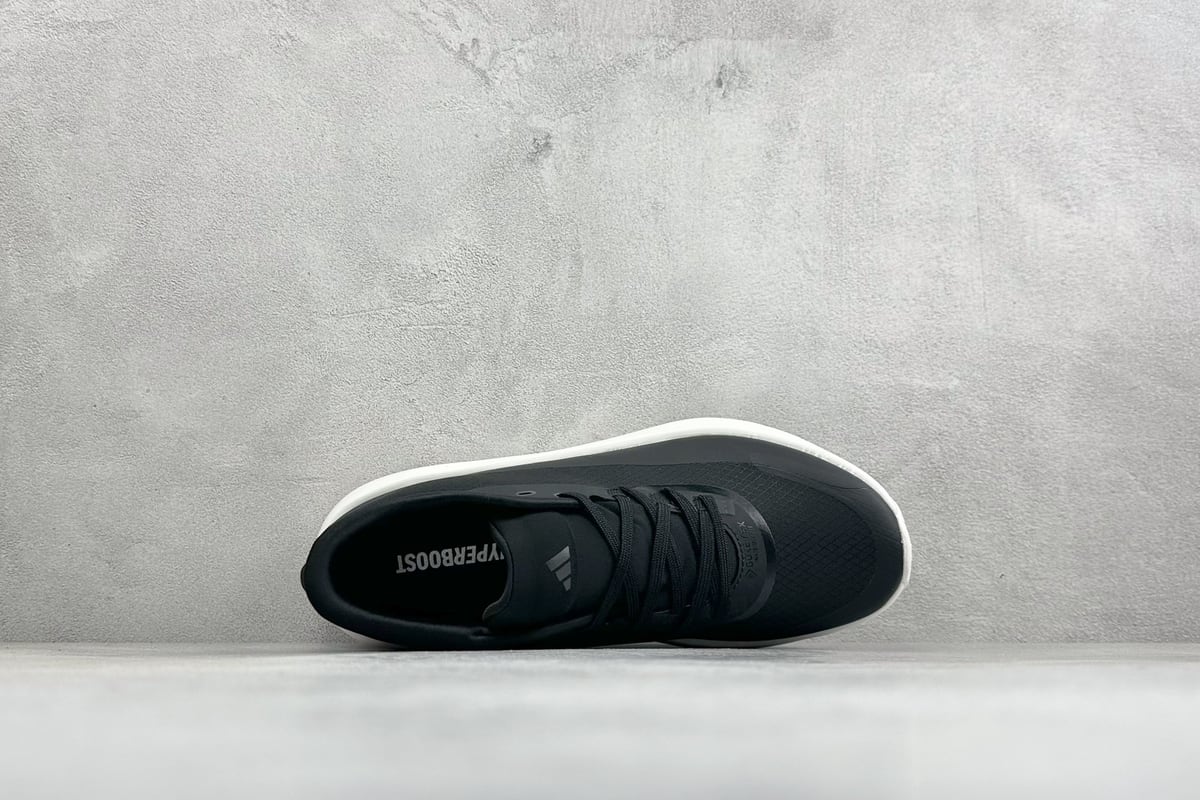 阿迪达斯 Adidas HyperBoost Edge M 黑白 背面实拍图
