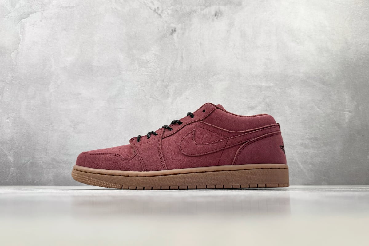 乔丹 Air Jordan 1 SE 深红白 正面实拍图