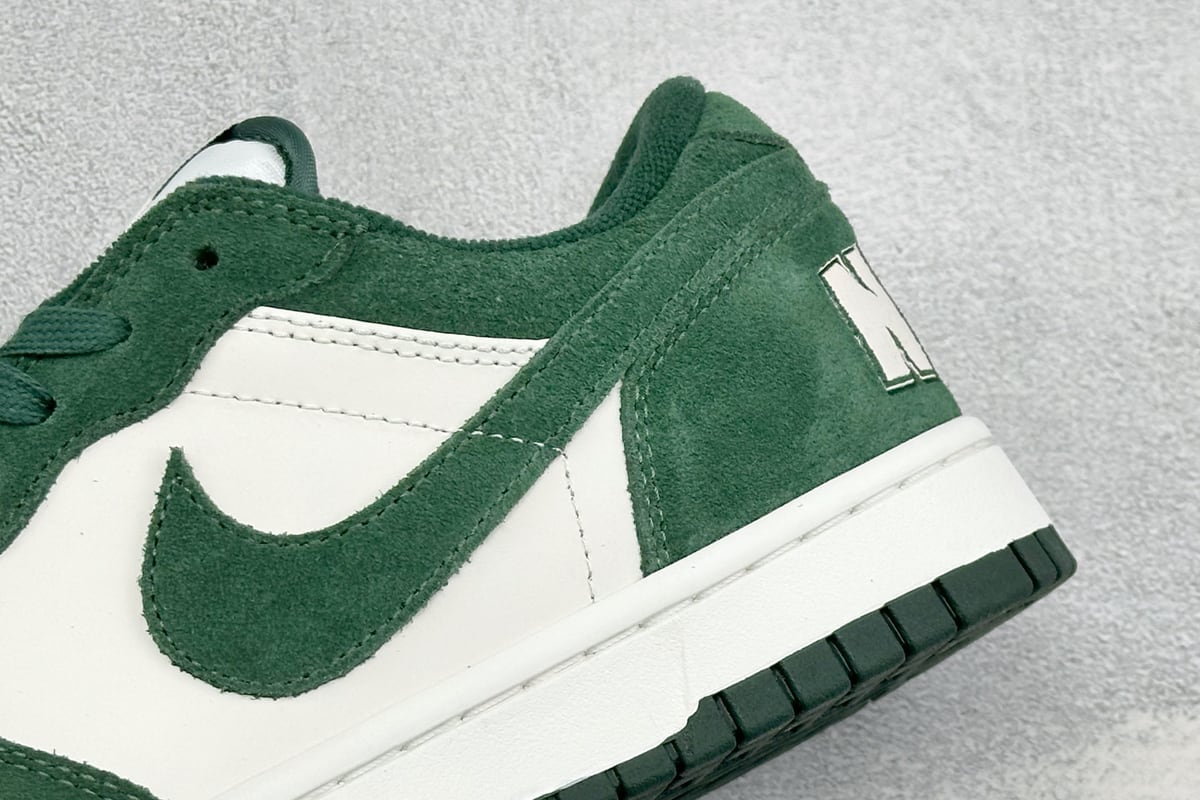 耐克 Nike Big Low 简约百搭 減震耐磨 低帮板鞋 白绿 细节实拍图