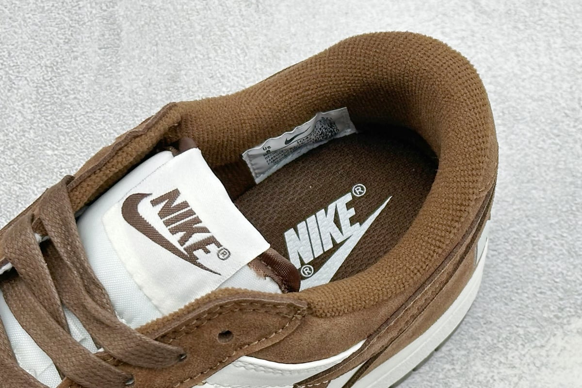 耐克 Nike BIG LOW 简约百搭 減震耐磨 低帮板鞋 棕白 上脚实拍图