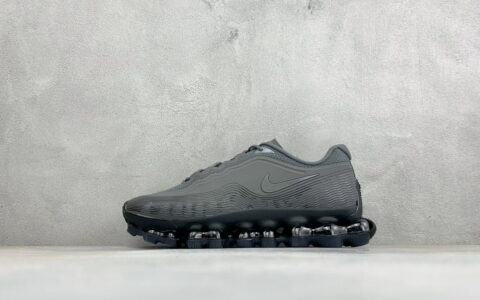 耐克Nike AIR LIQUID MAX 2026S 藤原浩联名毒箭蛙新款气垫跑步鞋灰黑纯原版本 货号：IO7635-004