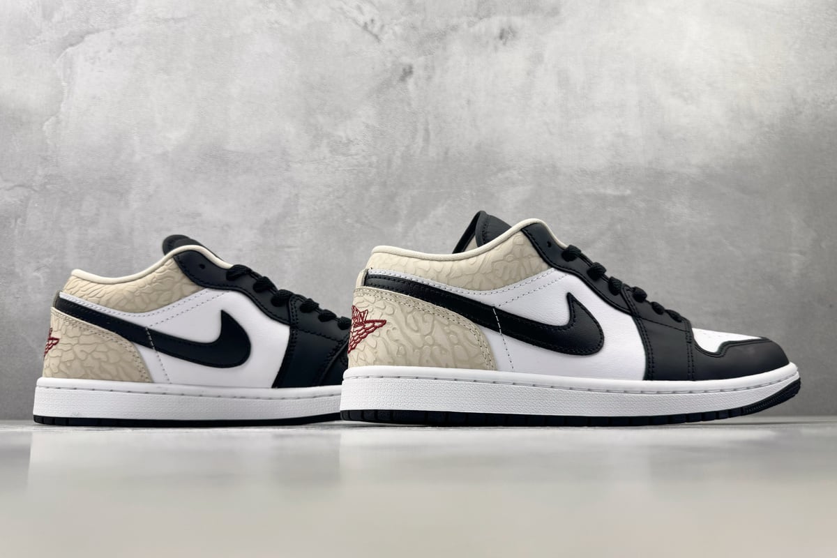 乔丹 Air Jordan 1 SE 黑白棕橙 鞋底实拍图
