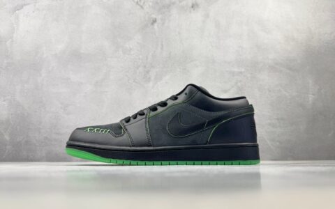 乔丹Air Jordan 1 Low SE "Halloween" 黑白纯原版本 货号：IQ5494-001