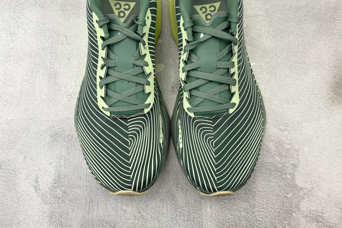 耐克 Nike ACG Ultrafly TRAIL SP 芦荟绿 鞋标实拍图