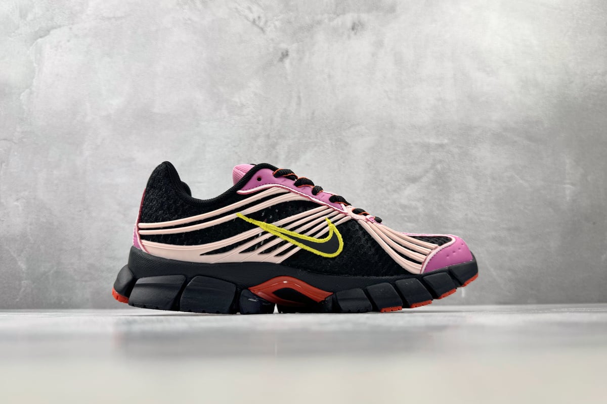 耐克 Nike Zoom Skylon 11 黑粉橙 侧面实拍图