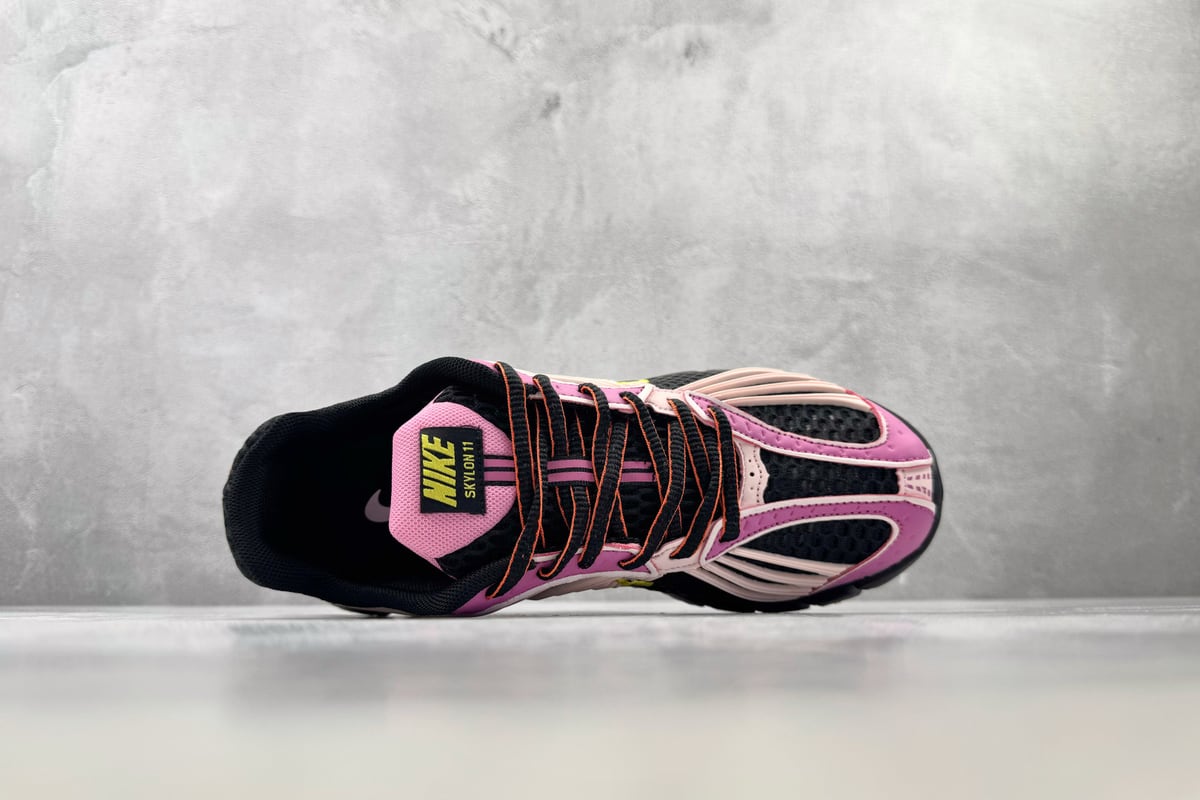 耐克 Nike Zoom Skylon 11 黑粉橙 背面实拍图