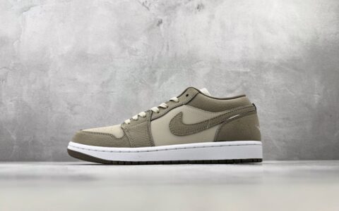 乔丹Air Jordan 1 Emea Summer 橄榄灰橙纯原版本 货号：IU7552-040