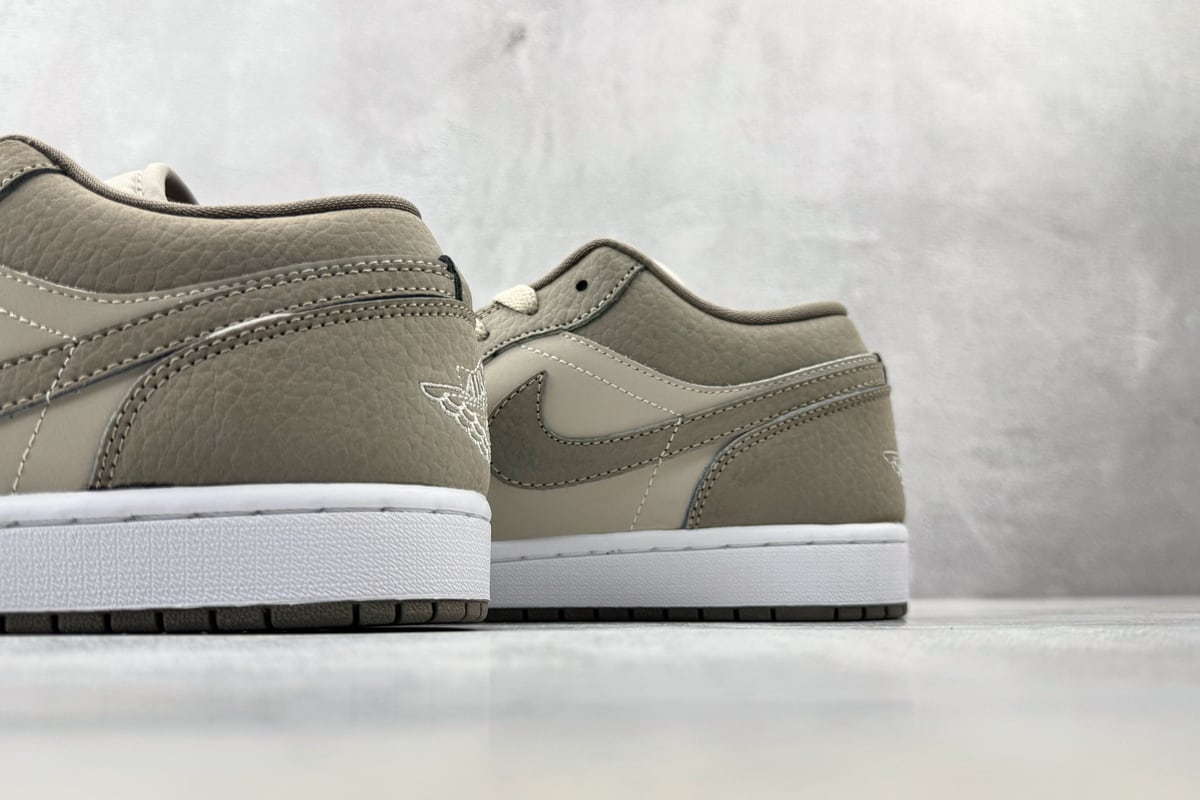 乔丹 Air Jordan 1 Emea Summer 橄榄灰橙 上脚实拍图
