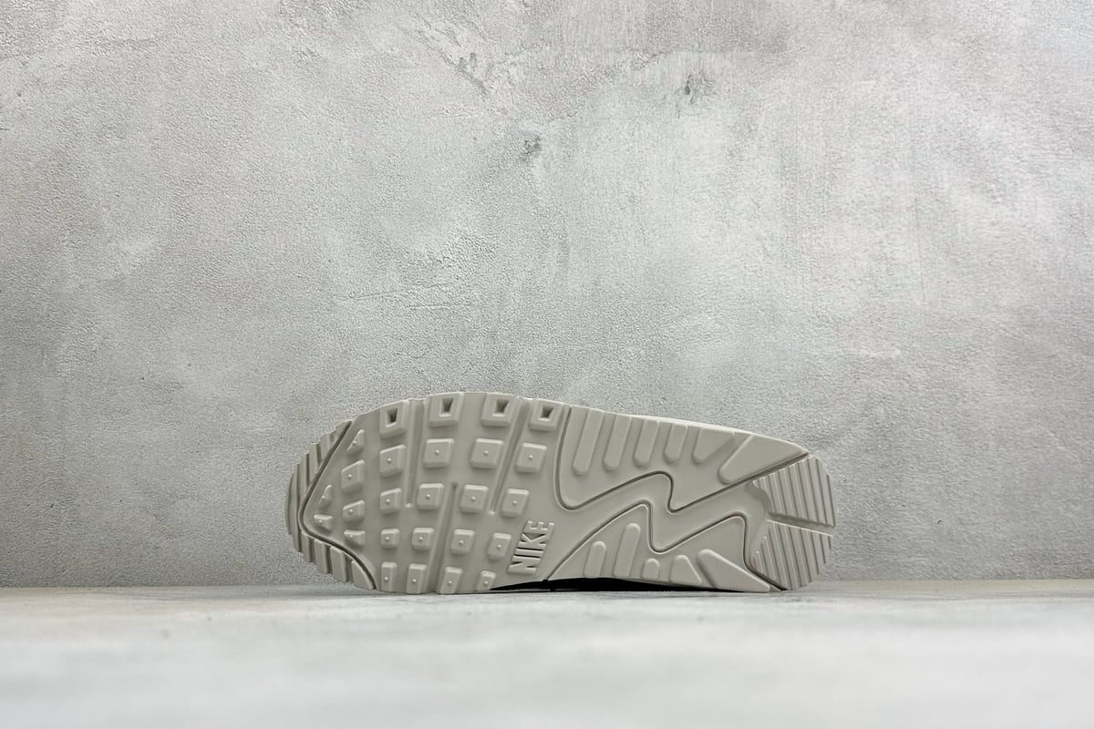 耐克 Nike Air Max 90 复古气垫跑鞋 白灰 鞋头实拍图