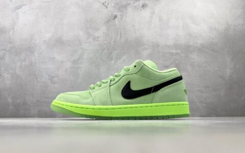 乔丹Air Jordan 1 Lime Blast SE 绿黑纯原版本 货号：IV6501-337