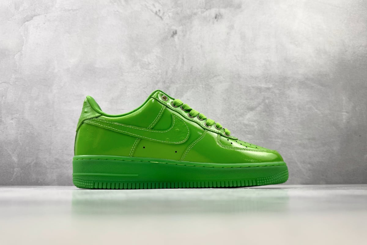 耐克 Nike Air Force 1 "ICON" 青绿白 侧面实拍图