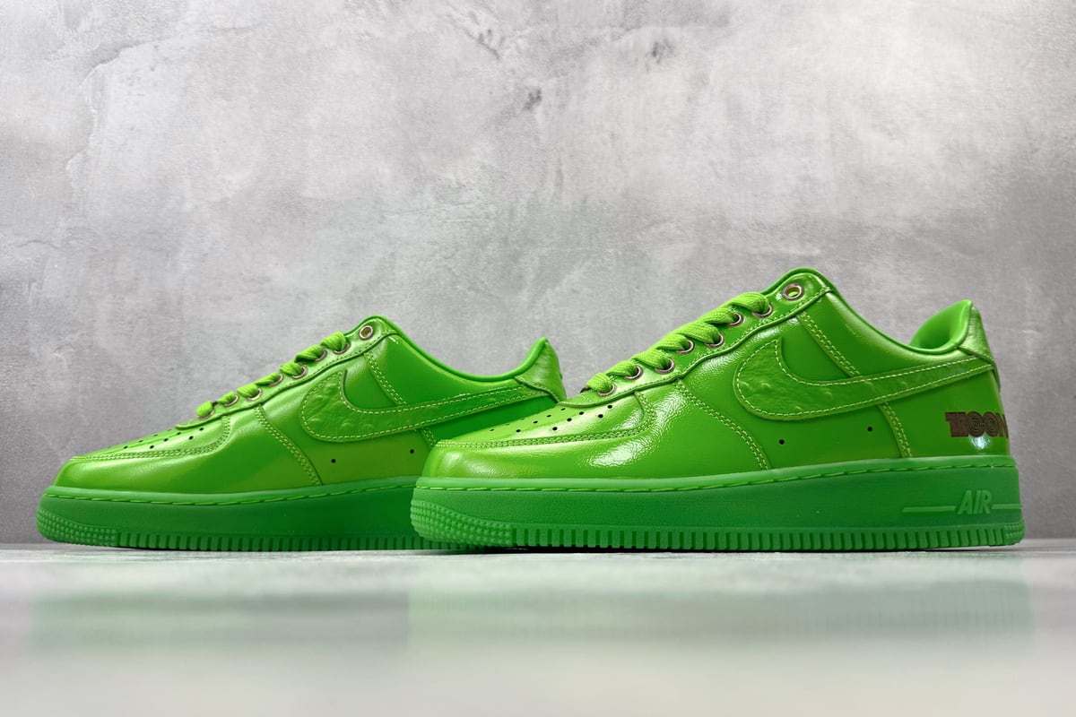 耐克 Nike Air Force 1 "ICON" 青绿白 鞋跟实拍图
