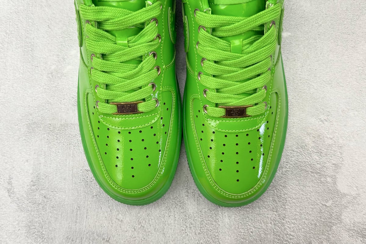 耐克 Nike Air Force 1 "ICON" 青绿白 鞋标实拍图