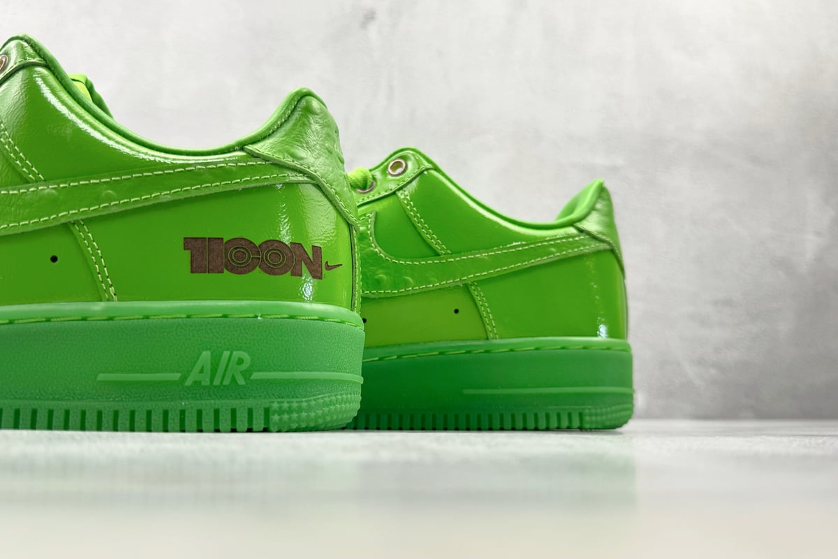 耐克 Nike Air Force 1 "ICON" 青绿白 上脚实拍图