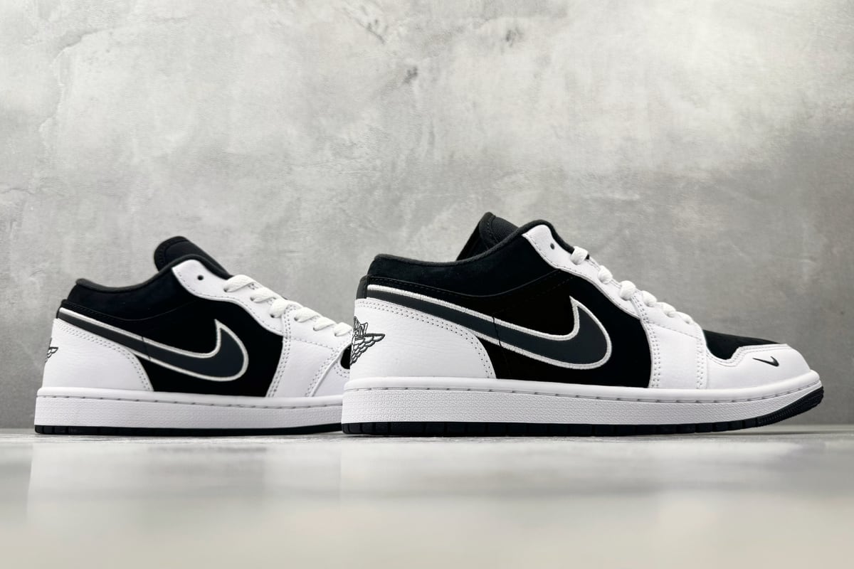 乔丹 Air Jordan 1 SE 黑白 鞋底实拍图