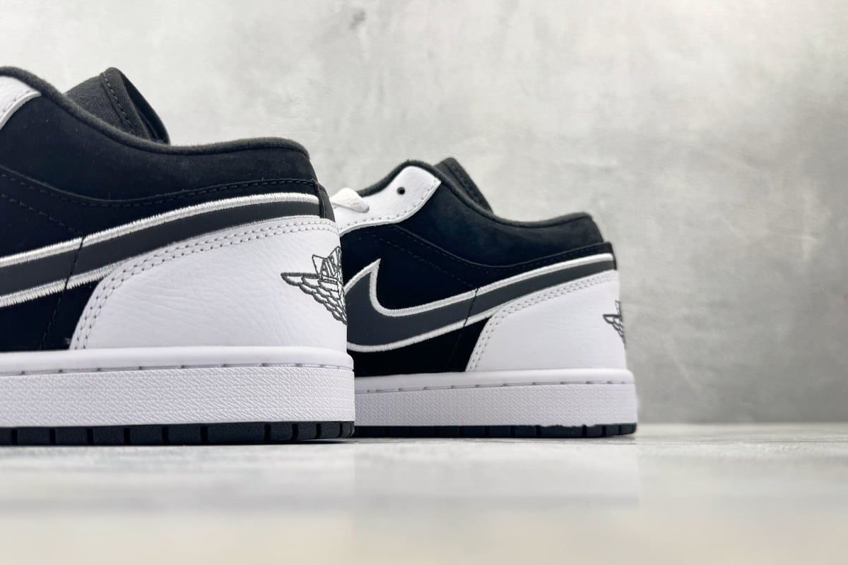 乔丹 Air Jordan 1 SE 黑白 上脚实拍图