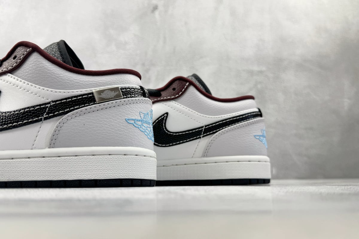 乔丹 Air Jordan 1 白红 上脚实拍图