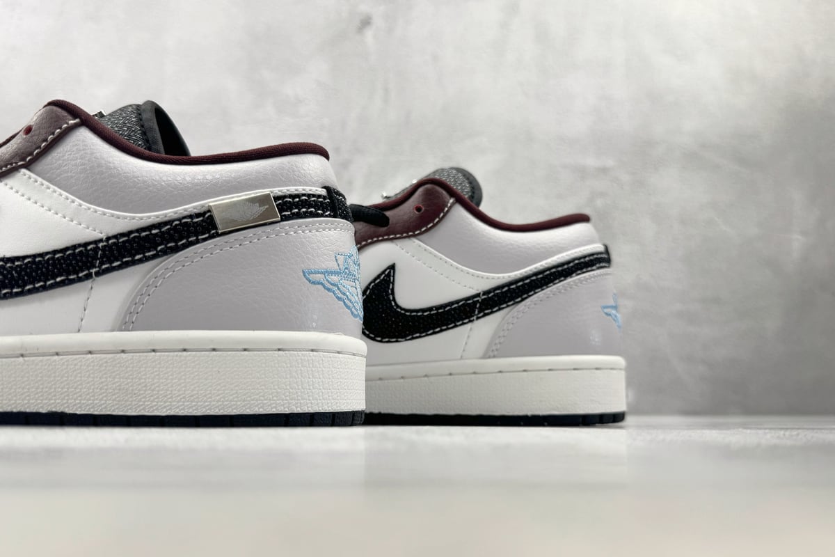 乔丹 Air Jordan 1 白红 上脚实拍图