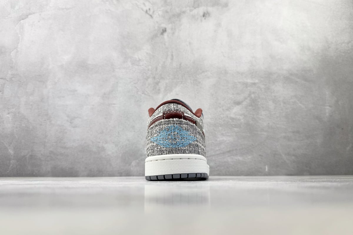 乔丹 Air Jordan 1 白蓝褐色 细节实拍图