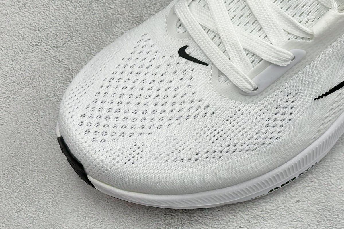 耐克 Nike Air Zoom Pegasus 42 耐克网面透气轻便耐磨跑鞋 白橙 鞋标实拍图