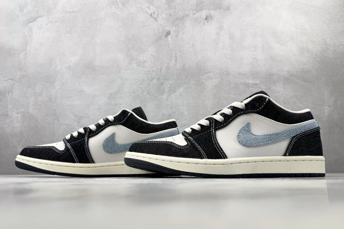 乔丹 Air Jordan 1 SE 蓝白色 鞋跟实拍图