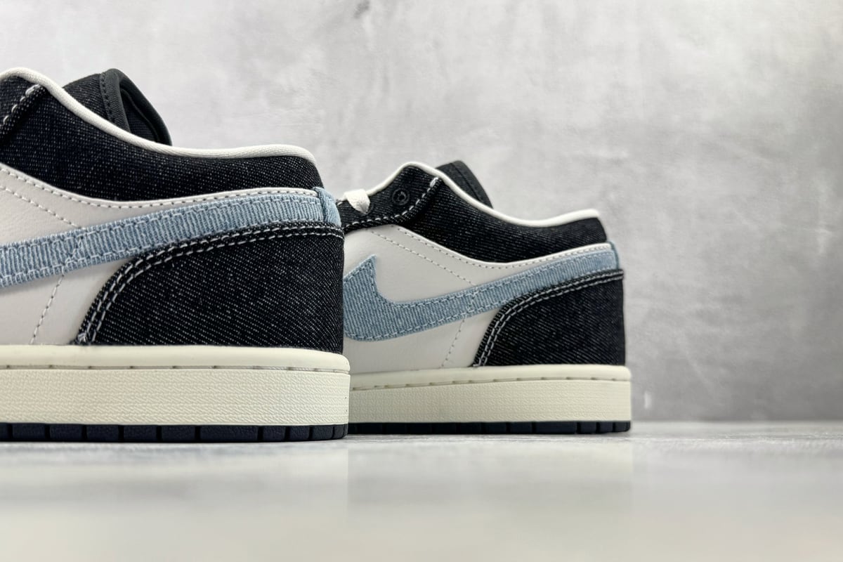乔丹 Air Jordan 1 SE 蓝白色 上脚实拍图