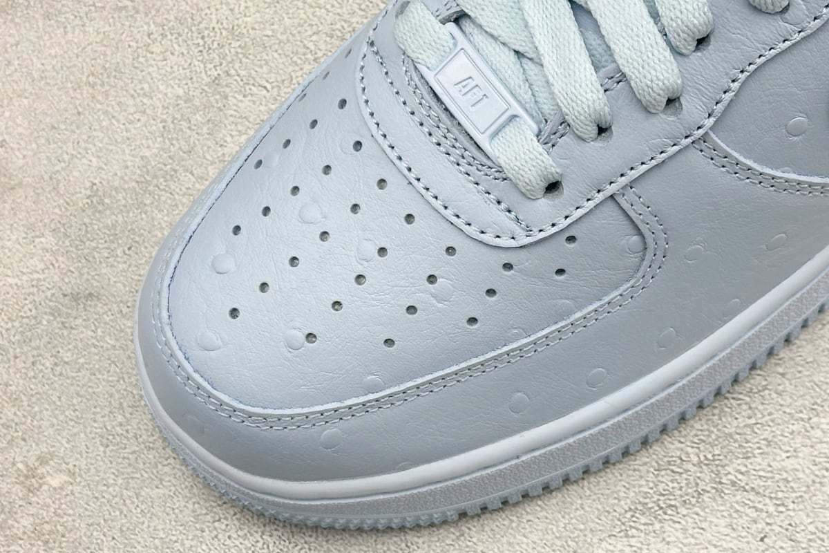 耐克 Nike x NK Air Force 1 Low 浅蓝 鞋标实拍图