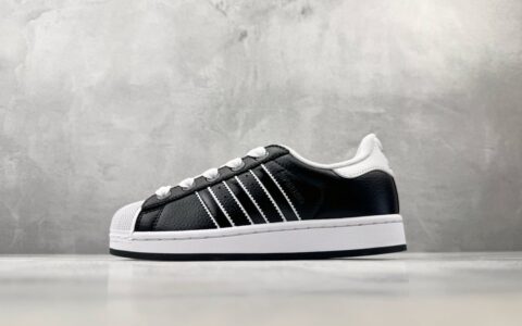 阿迪达斯Adidas originals Superstar 黑白纯原版本 货号：JQ3209