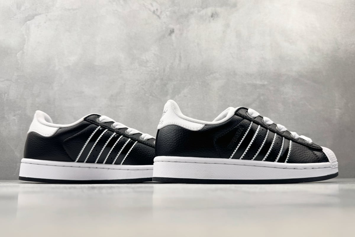 阿迪达斯 Adidas originals Superstar 黑白 鞋底实拍图