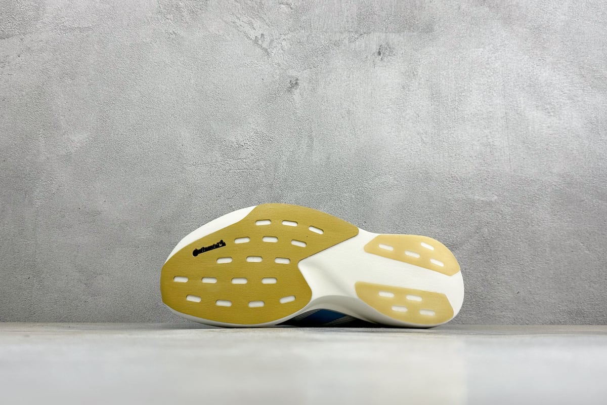 阿迪达斯 Adidas Adizero Evo SL 阿迪超轻透气缓震跑鞋 白蓝 鞋头实拍图