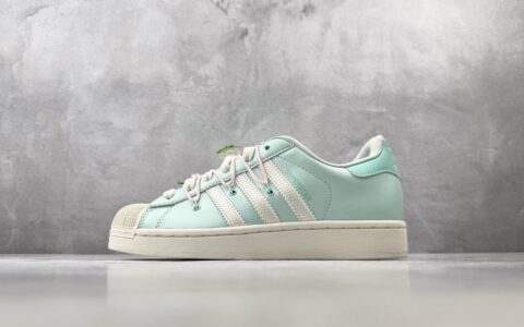 阿迪达斯Adidas originals SUPERSTAR 2 绿色纯原版本 货号：JR1333