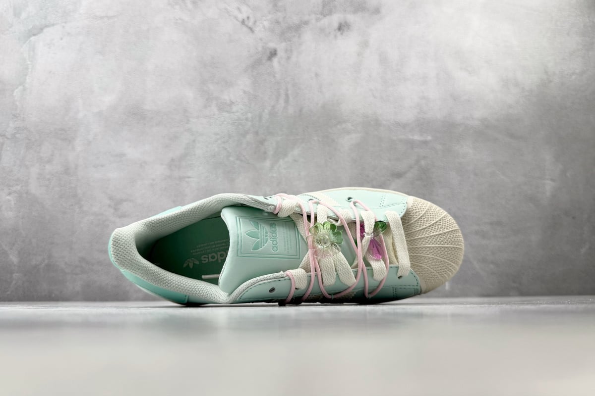 阿迪达斯 Adidas originals SUPERSTAR 2 绿色 背面实拍图