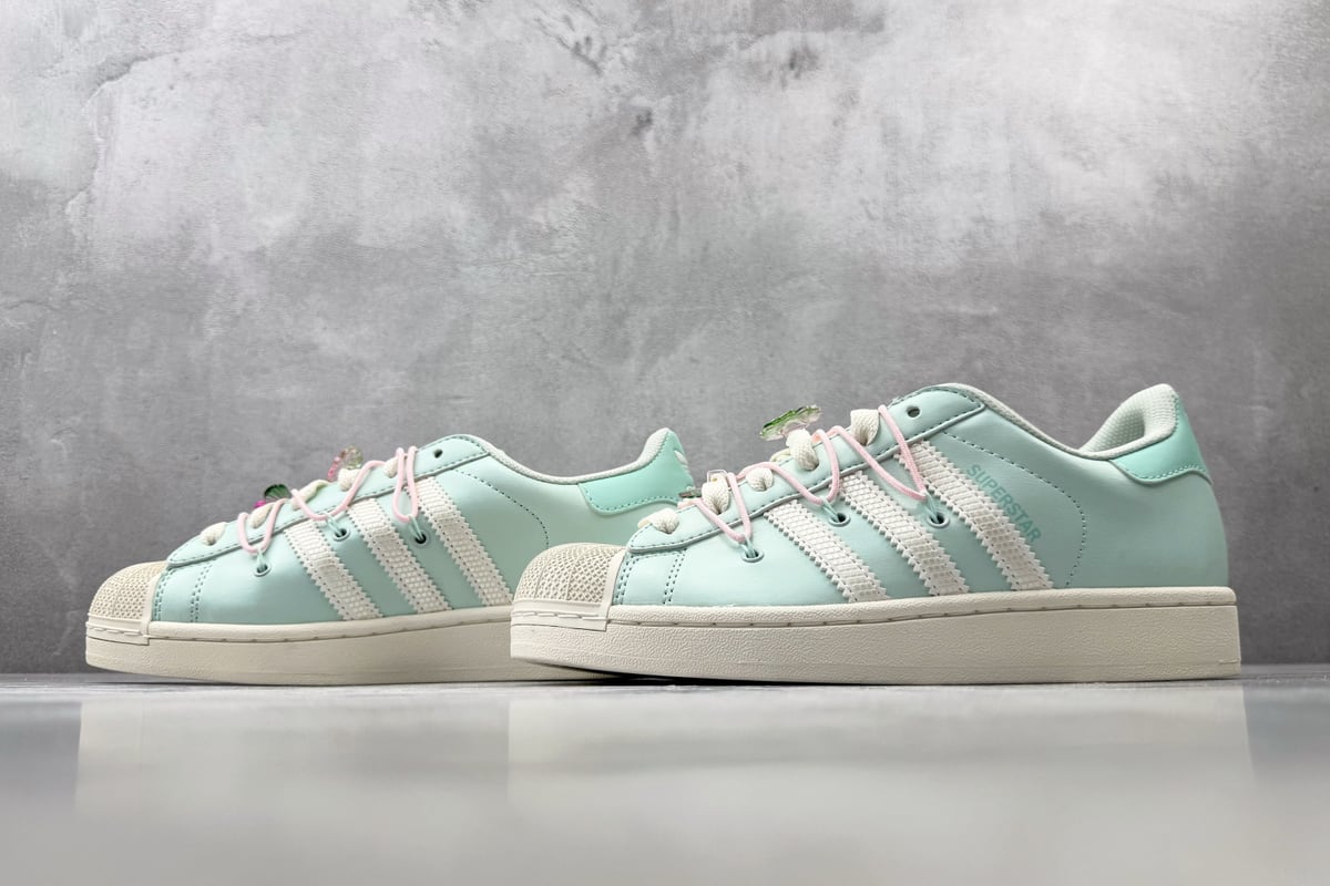 阿迪达斯 Adidas originals SUPERSTAR 2 绿色 鞋跟实拍图